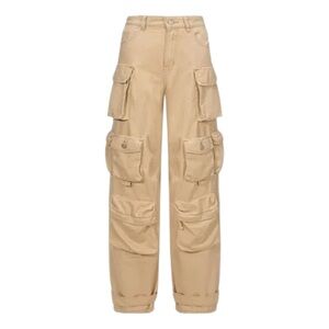 The Kript Tan Cargo Pants